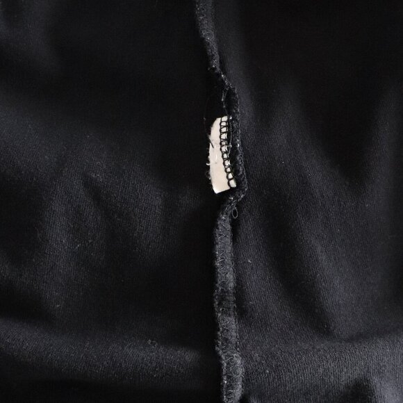 Zara Women's Black XL Basic Crewneck Casual Stretch Short Sleeve T-Shirt - Picture 8 of 8